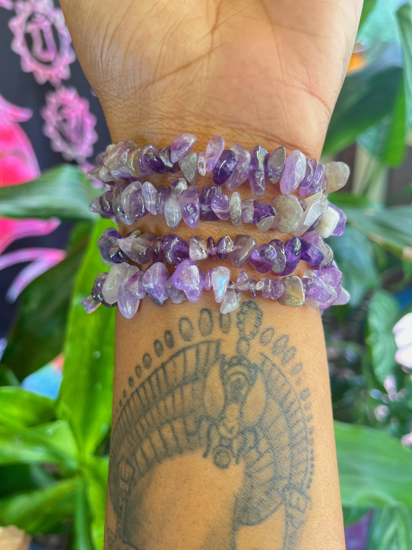 Natural Amethyst Bracelet