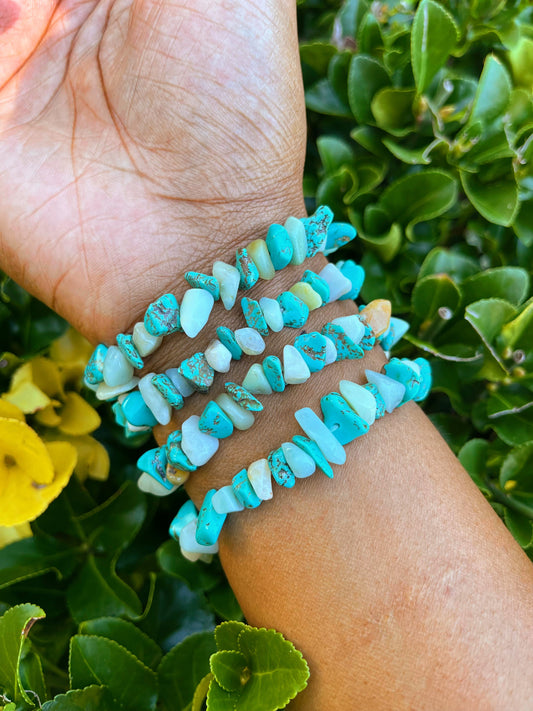 Natural Turquoise & Amazonite Bracelet