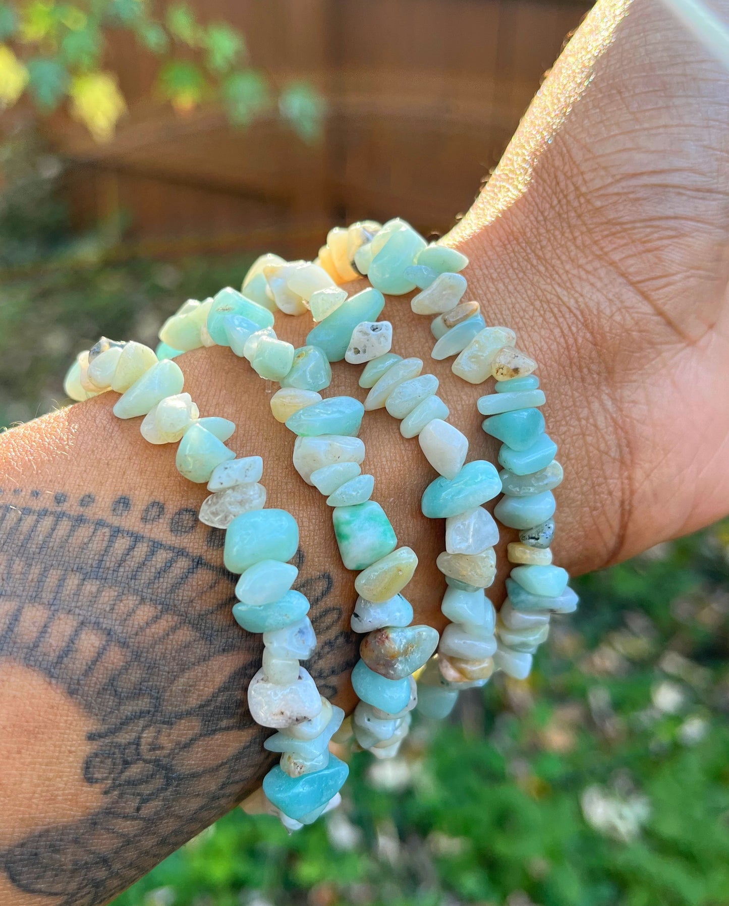 Natural Amazonite Bracelet