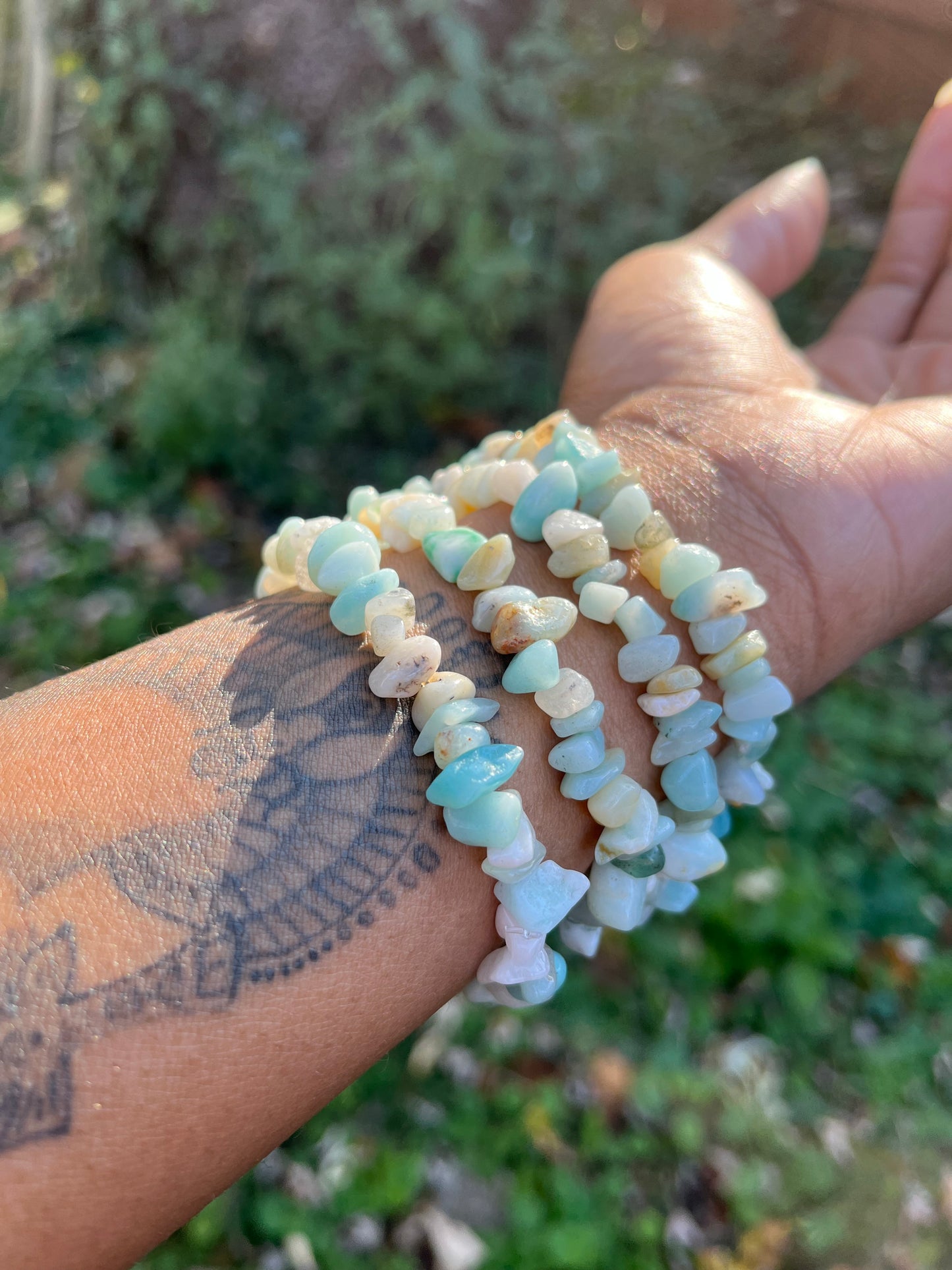 Natural Amazonite Bracelet