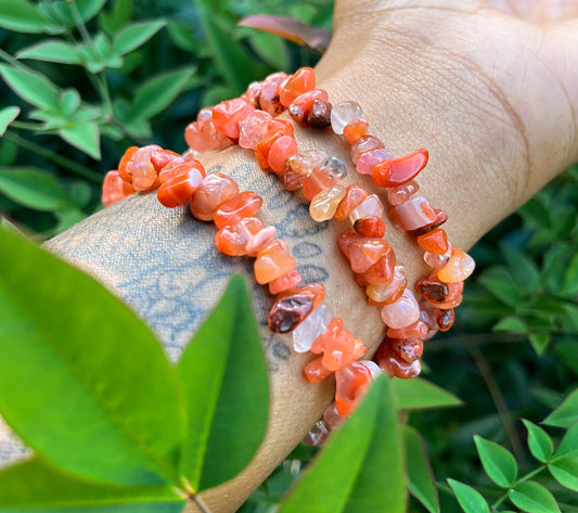 Natural Carnelian Agate Bracelet