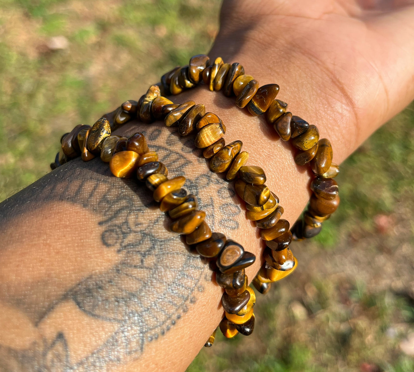 Natural Tigers Eye Bracelet