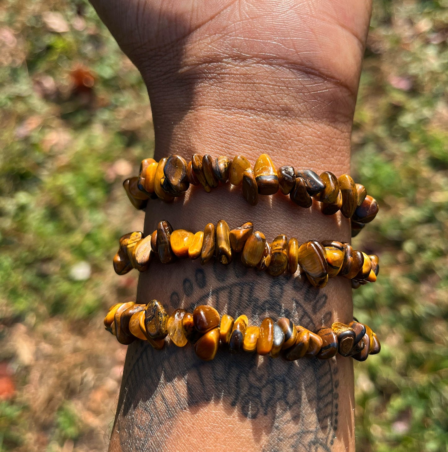 Natural Tigers Eye Bracelet