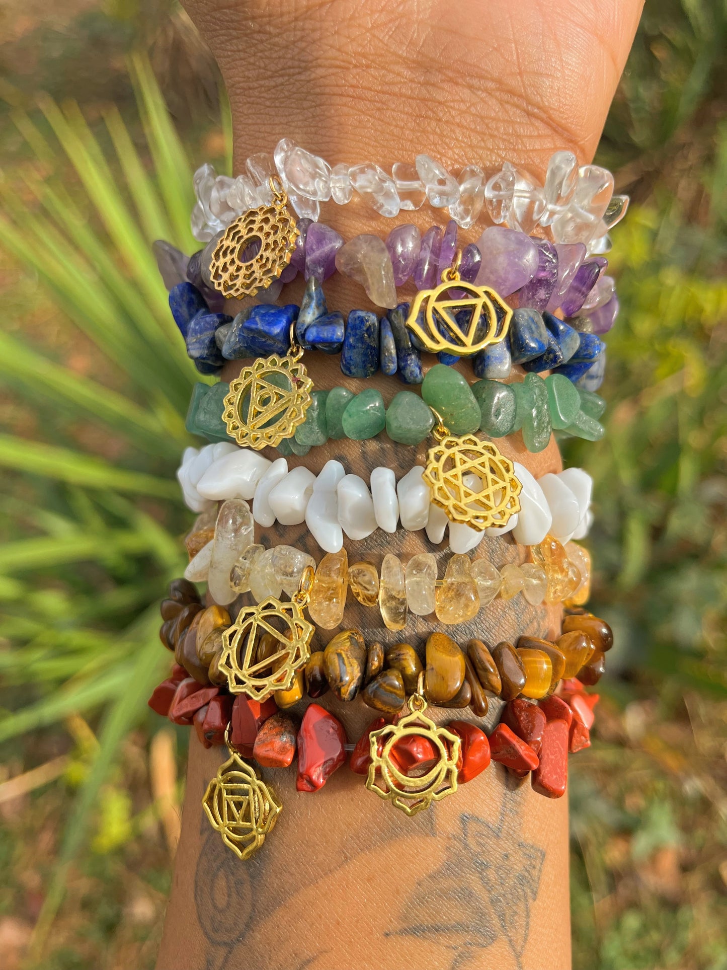 7 Chakra Bracelet Set