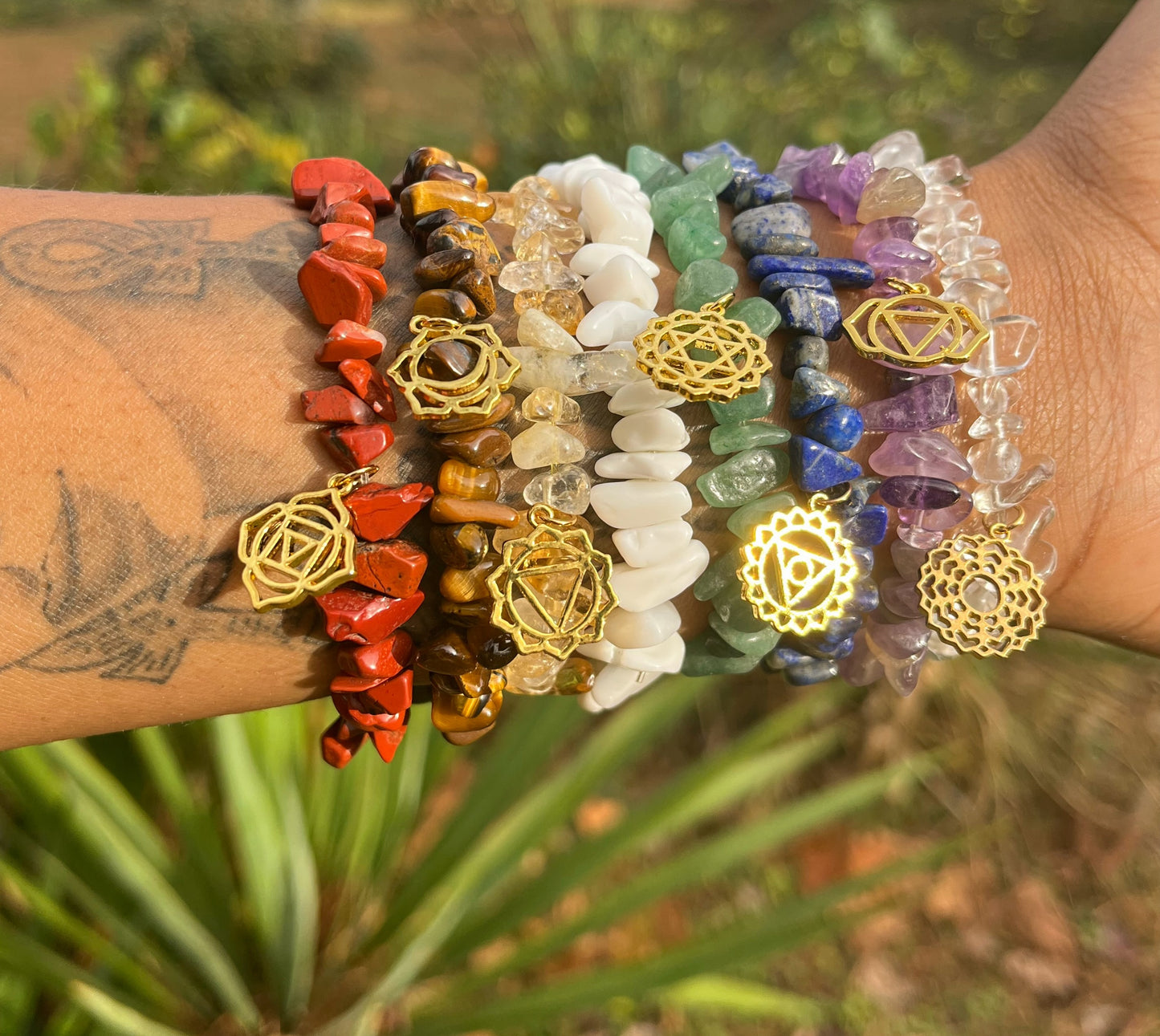 7 Chakra Bracelet Set