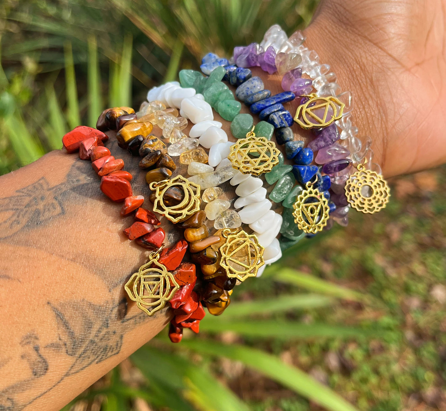 7 Chakra Bracelet Set